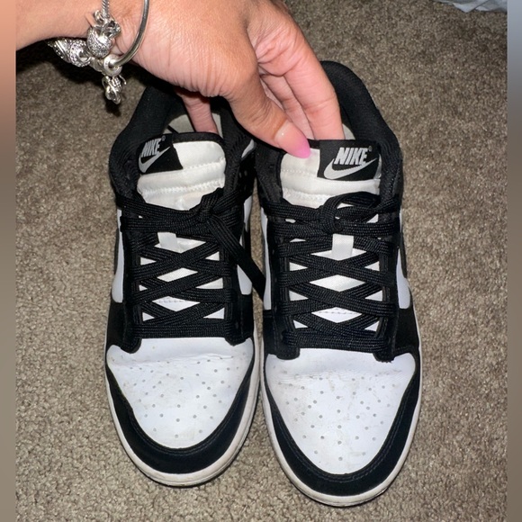 Womens Dunk Low Black/White - Picture 7 of 16